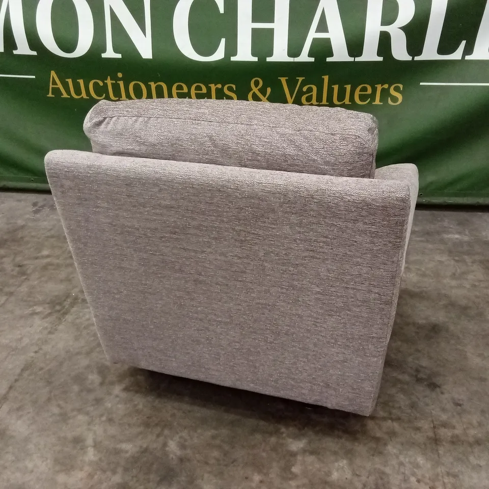 QUALITY DESIGNER ITALIAN MADE FABRIC UPHOLSTERED ARMCHAIR