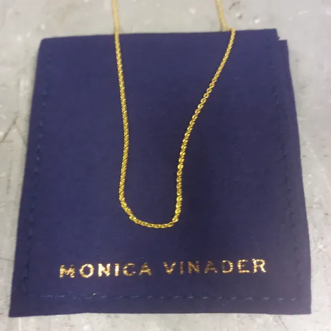 BOXED MONICA VINADER CHAIN NECKLACE