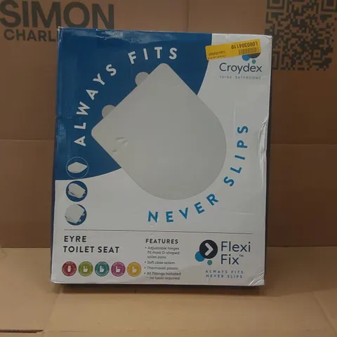 BOXED FLEXI FIX EYRE TOILET SEAT