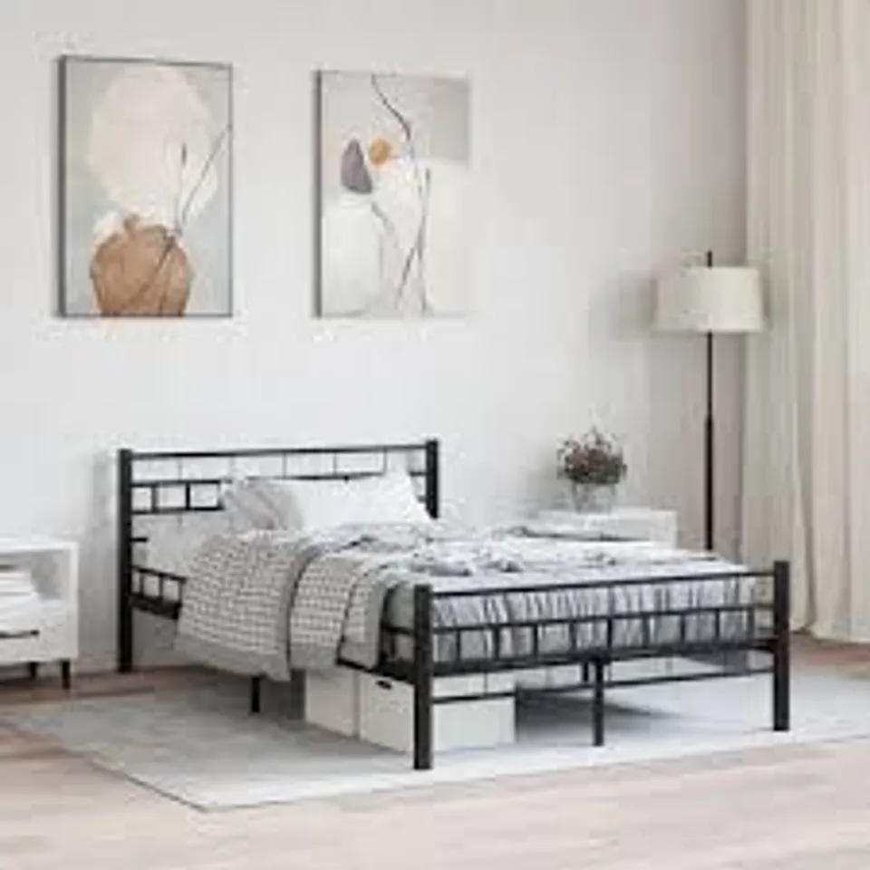 BOXED VIDAXL BED FRAME METAL // SIZE UNSPECIFIED (2 BOXES)