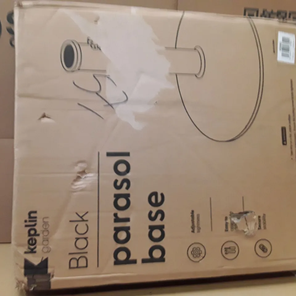 BOXED KEPLIN PARASOL BASE BLACK COLOUR