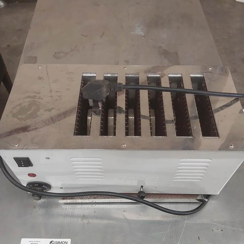 ROWLETT COMMERCIAL 6 SLICE TOASTER