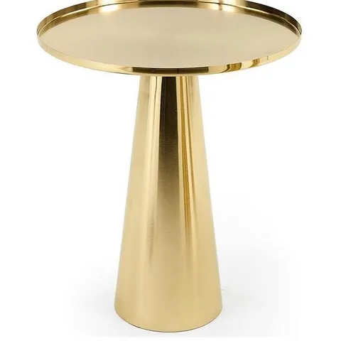 VERY HOME CONICAL SIDE TABLE - BRUSHED GOLD