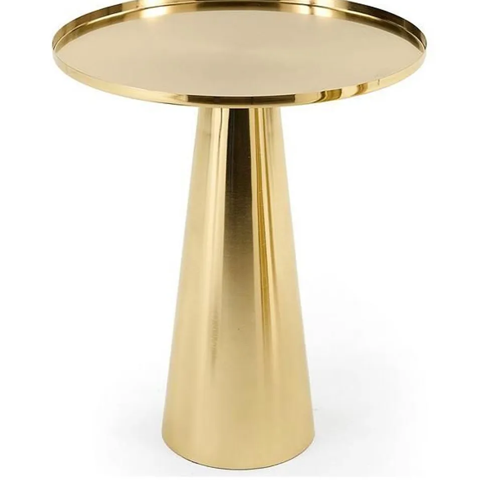 VERY HOME CONICAL SIDE TABLE - BRUSHED GOLD
