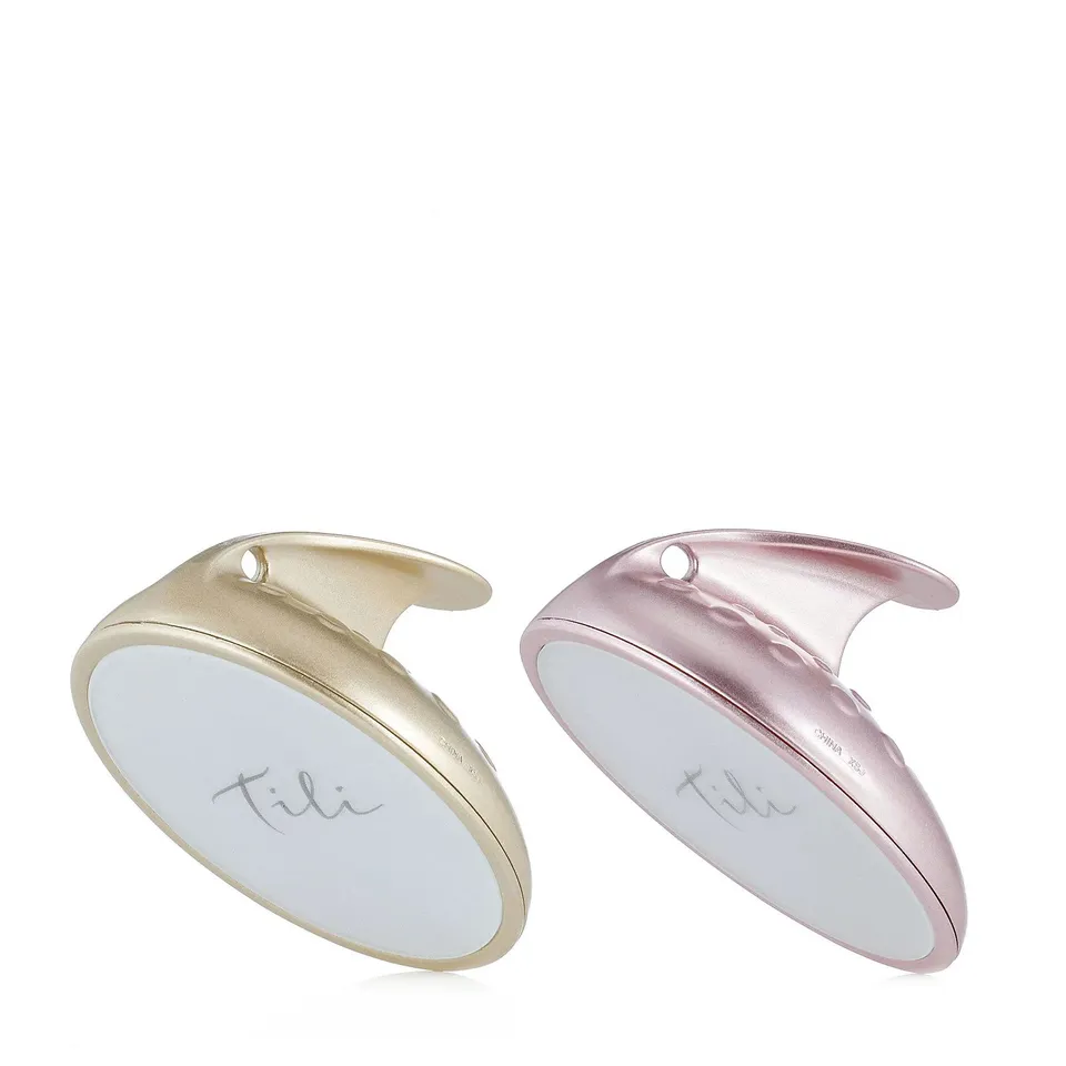 TILI SET OF 2 NANO GLASS HAIR ERASERS - ROSE GOLD