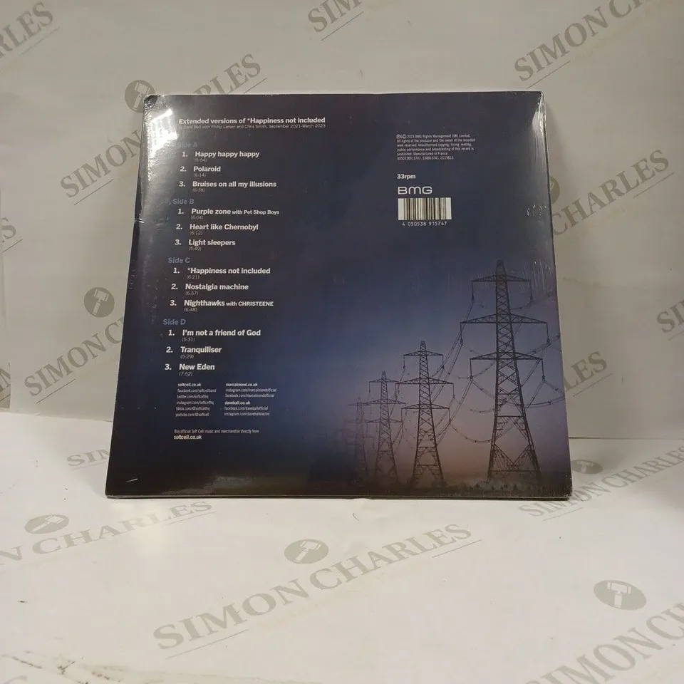 SEALED SOFT CELL - *HAPPINESS NOW EXTENDED - (2LP VINYL ALBUM)
