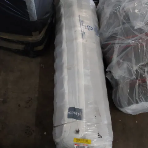 QUALITY BAGGED AND ROLLED 4' SMALL DOUBLE SERENITY HYBRID COIL AND MEMORY FOAM MATTRESS