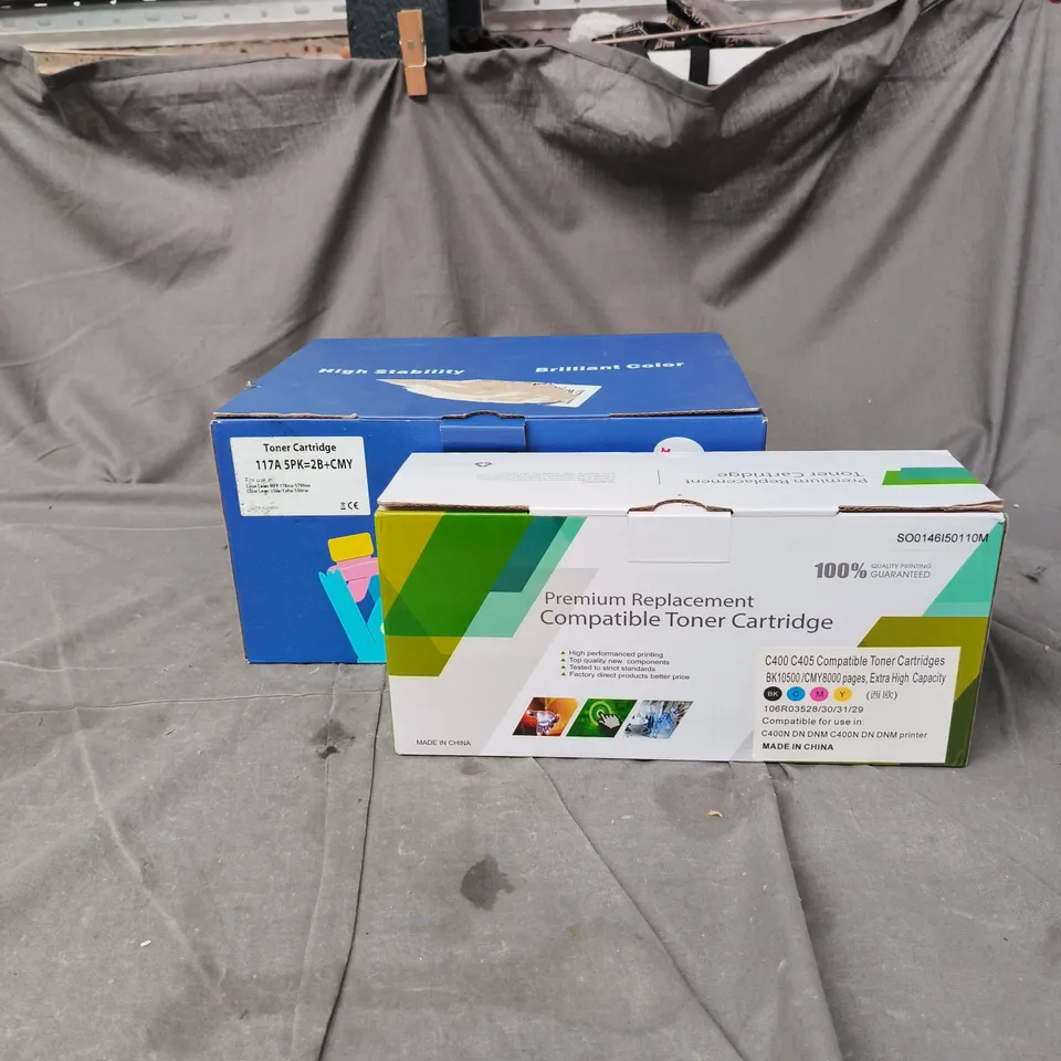 BOX OF APPROXIMATELY 10 ASSORTED PRINTER CARTRIDGE PRODUCTS