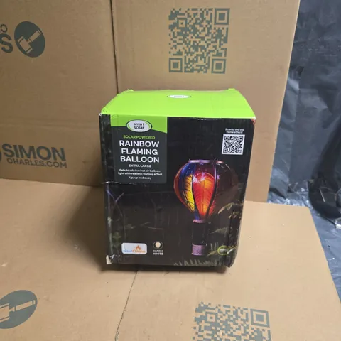 SMART SOLAR RAINBOW FLAMING BALLOON – EXTRA LARGE SOLAR OUTDOOR LIGHT