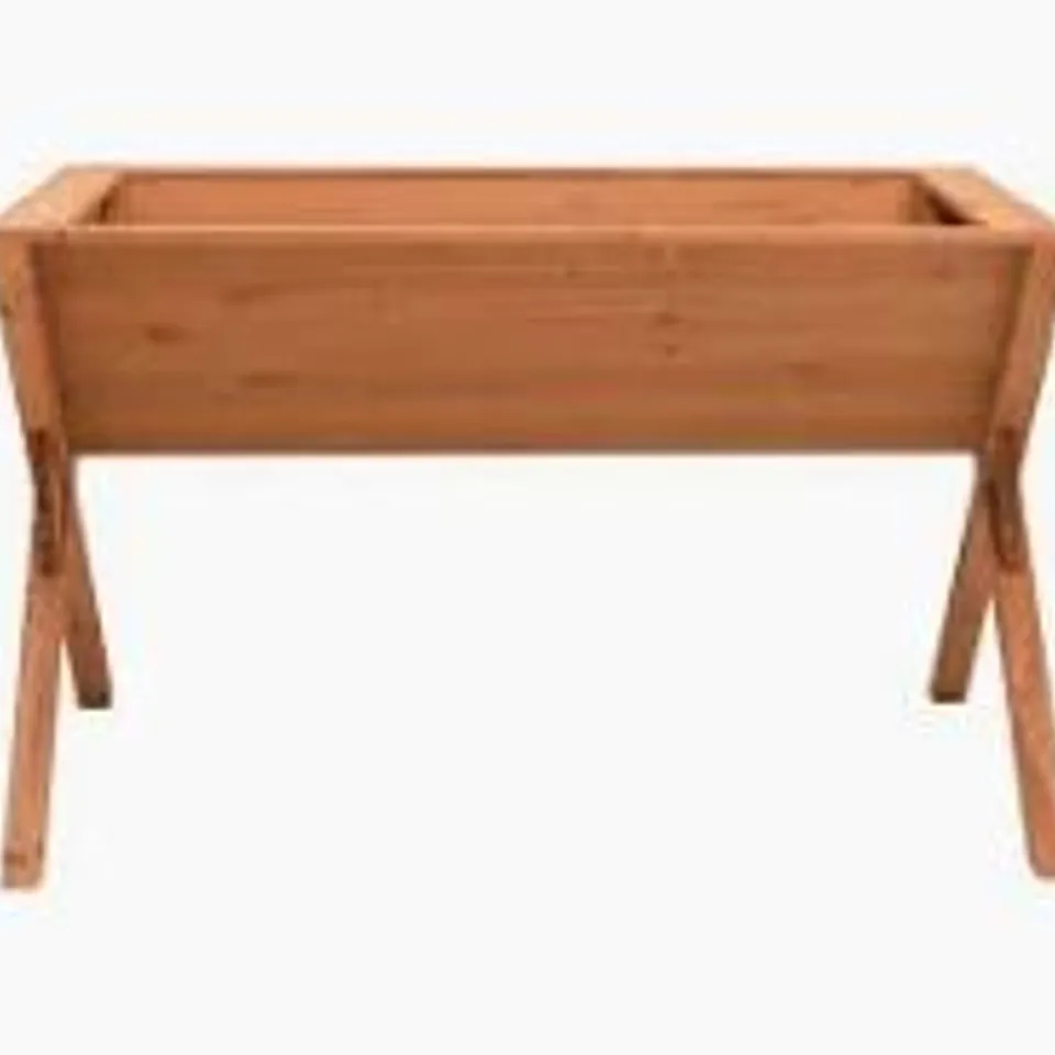 BOXED VIDAXL WOOD PLANTER TRIANGLE LEG 