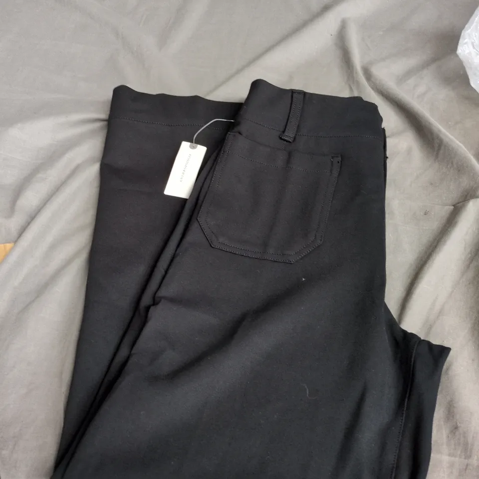ANTHROPOLOGIE MAEVE THE COLETTE WOMEN'S BLACK TROUSERS – SIZE 25W