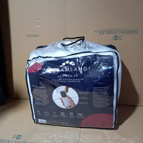 DREAMLAND ORGANIC COTTON WARMING MATTRESS PROTECTOR