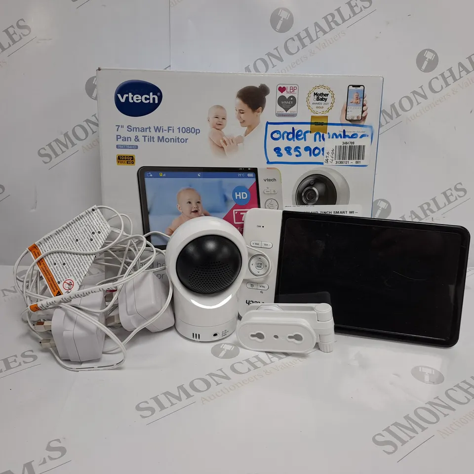 BOXED VTECH SMART WI-FI PAN AND TILT MONITOR 7-INCH 1080P RM7764HD