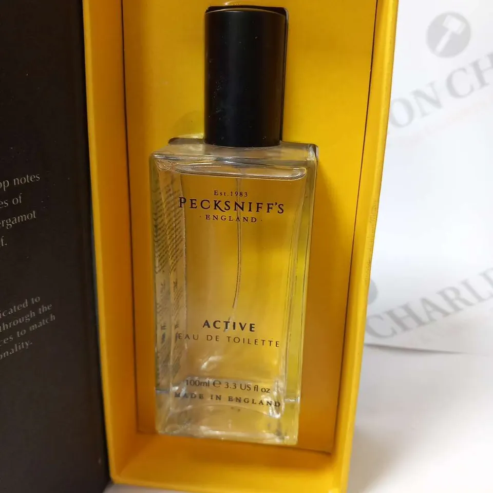 BOXED PECKSNIFF'S ENGLAND ACTIVE EAU DE TOILETTE 100ML