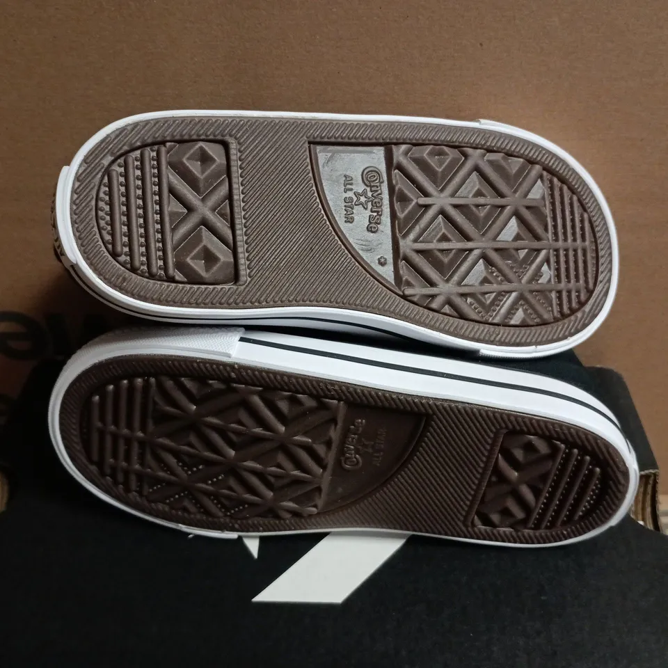 CONVERSE INFANT ALL STAR HI TRAINERS - BLACK, UK 9 INFANT