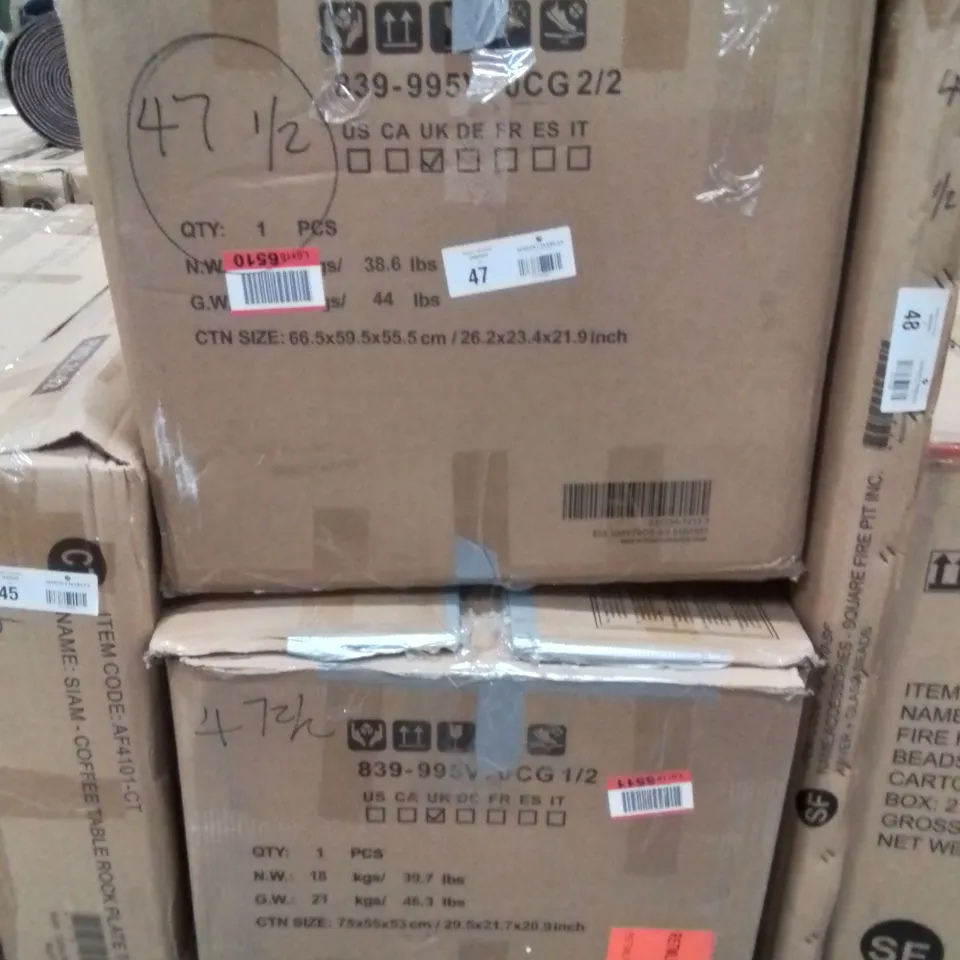 BOXED LOVESEAT (2 BOXES)