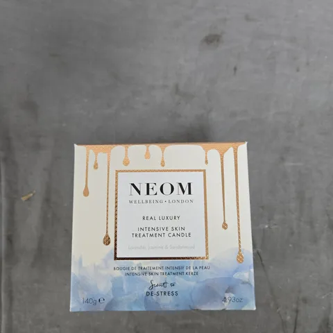 NEOM REAL LUXURY INTENSIVE SKIN TREATMENT CANDLE – 140G (LAVENDER, JASMINE & SANDALWOOD)
