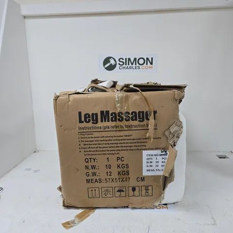 LEG MASSAGER β BOXED WITH DAMAGED PACKAGING
