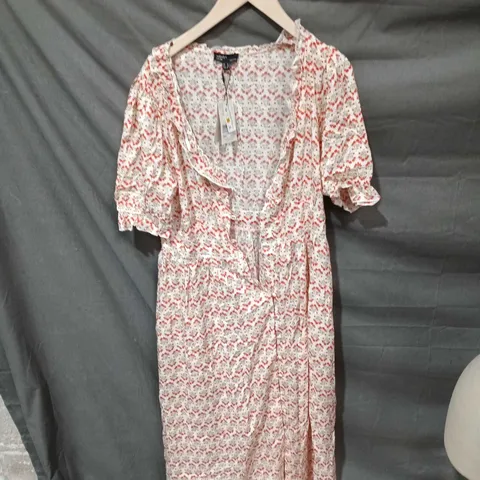 NOBODY'S CHILD FLORAL PRINT MAXI DRESS – UK 12 (EU 40, US 8)