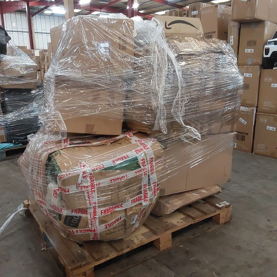 PALLET OF ASSORTED CONSUMER PRODUCTS/FURNITURE PARTS 