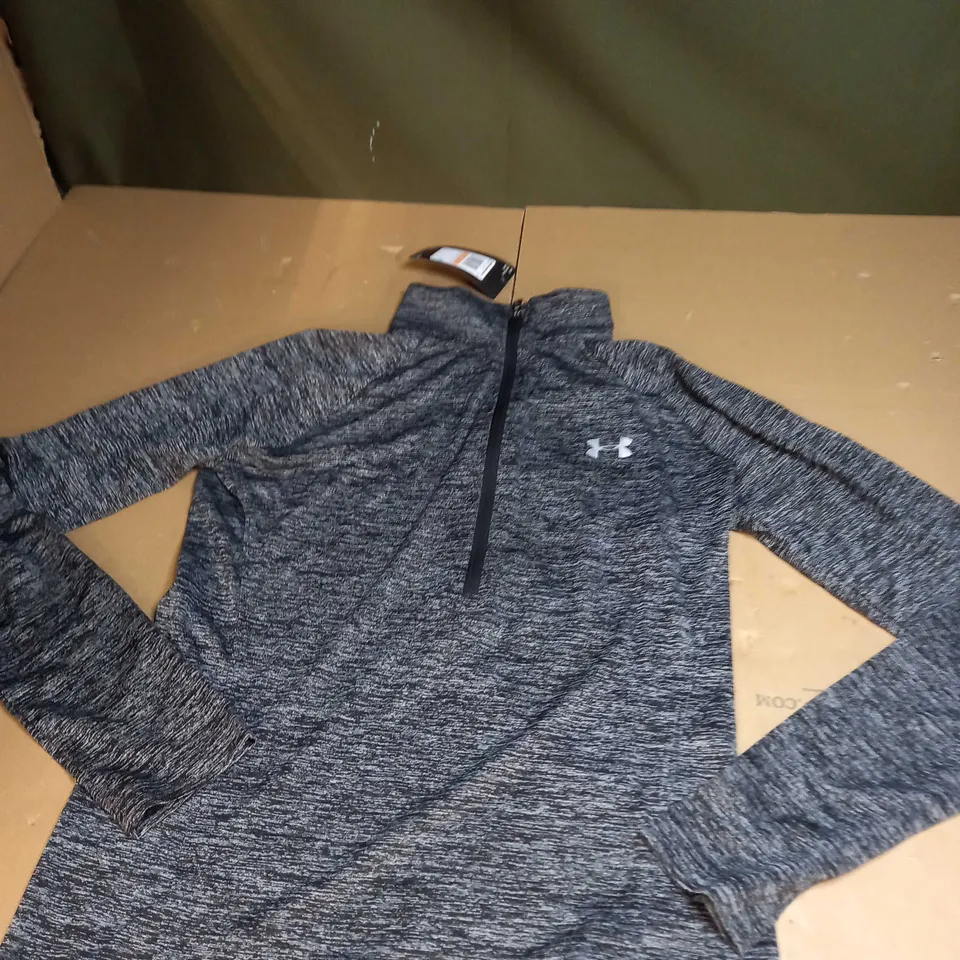 WOMENS UNDER ARMOUR ZIPPED 1/2 TECH FLEECE SIZE S