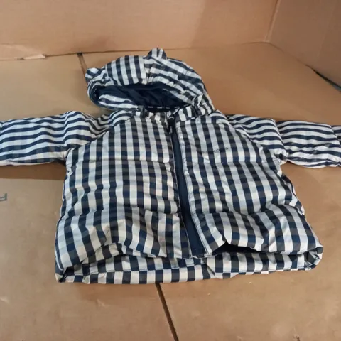 LIEWOOD CHEQURED POLLIE PUFFER JACKET - SIZE ONE YEAR