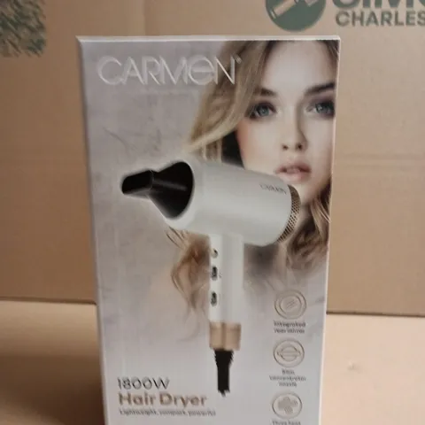 CARMEN 1800W HAIR DRYER – BOXED