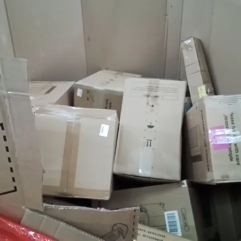 PALLET OF ASSORTED HOUSEHOLD GOODS AND PRODUCTS TO INCLUDE;AIR COOLER ,LADDERS,TOILET SEAT