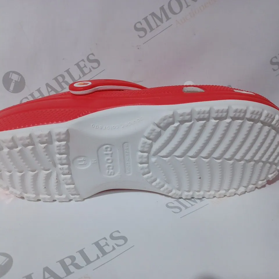 CROCS MCDONALS RED CLASSIC CROC - UK 10-11