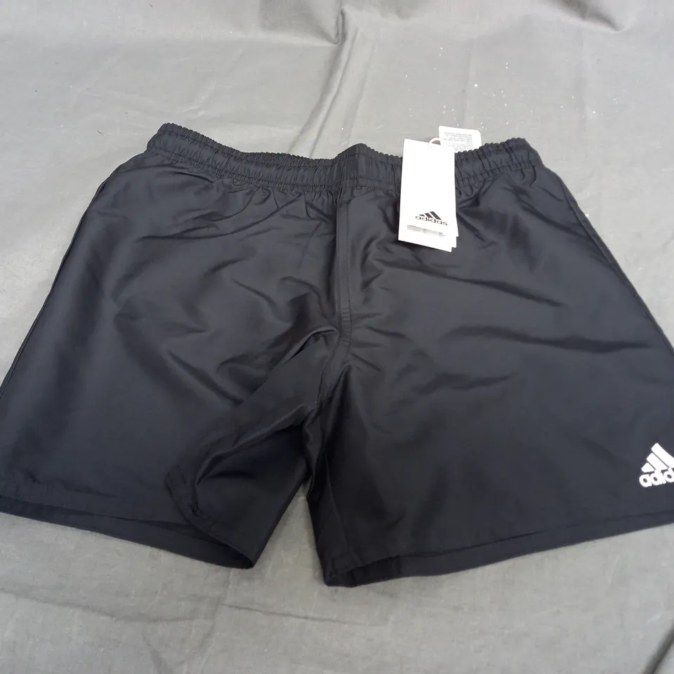 ADIDAS YB BOYS SHORTS IN BLACK - UK 11-12 YEARS OLD 