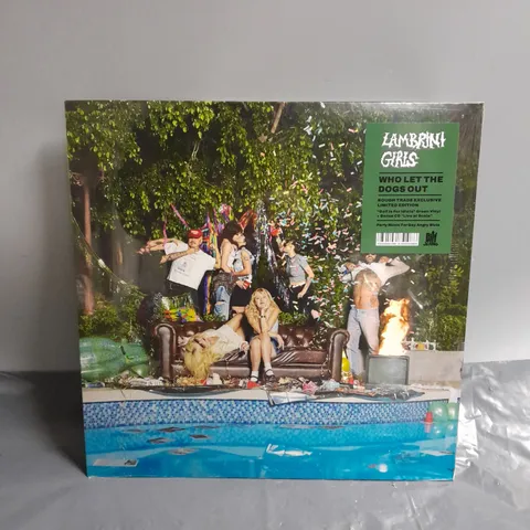 SEALED LAMBRINI GIRLS – WHO LET THE DOGS OUT VINYL 