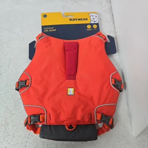 RUFFWEAR CONFLUENCE LIFE JACKET - SMALL (TANGELO ORANGE)