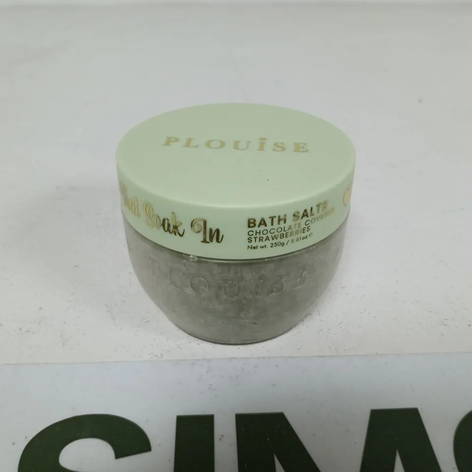 PLOUISE BATH SALTS – CHOCOLATE COVERED STRAWBERRIES (250G)