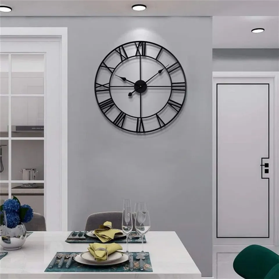 BOXED BASEL METAL WALL CLOCK (1 BOX)