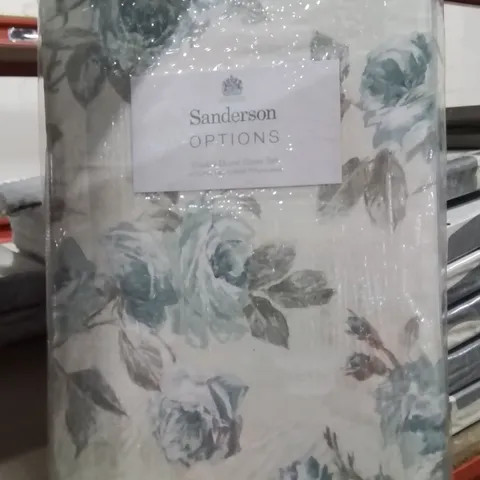BAGGED SANDERSON OPTIONS DOUBLE DUVET COVER SET WITH PILLOW CASES