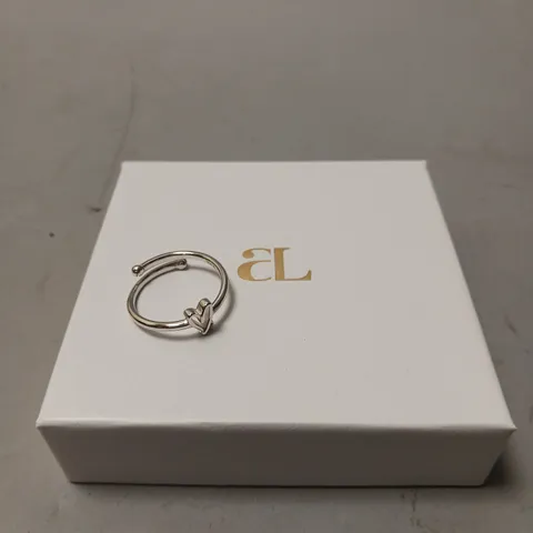 ABBOTT LYON DOODLE HEART BIRTHSTONE RING