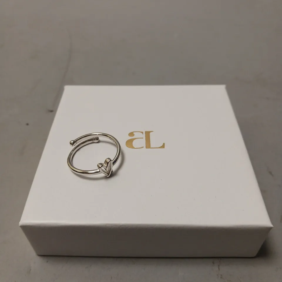 ABBOTT LYON DOODLE HEART BIRTHSTONE RING