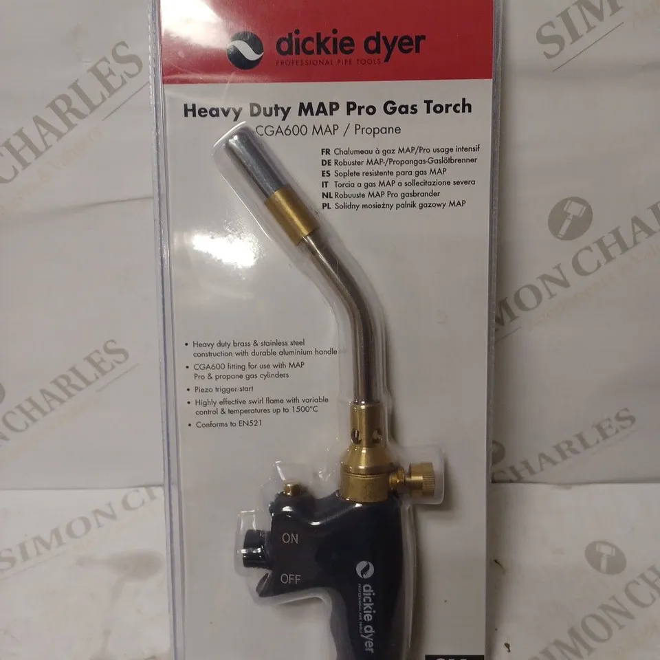 DICKIE DYER 361700 HEAVY DUTY MAP PRO GAS TORCH 