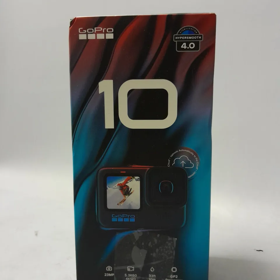 BOXED GOPRO 10 ACTION CAMERA 