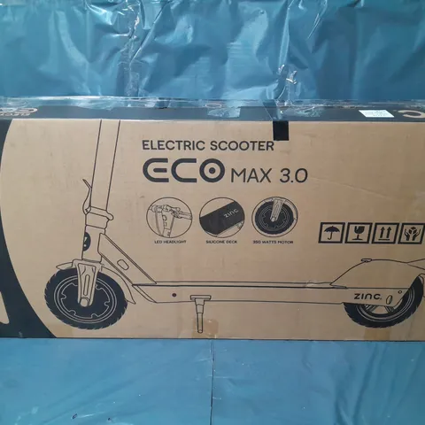 BOXED ZINC ECO MAX 3.0 ELECTRIC SCOOTER - COLLECTION ONLY 