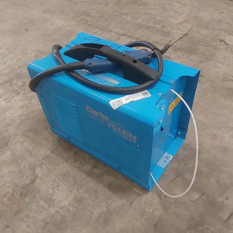 CLARKE MIG151EN 150 AMP TURBO NO GAS/GAS MIG WELDER