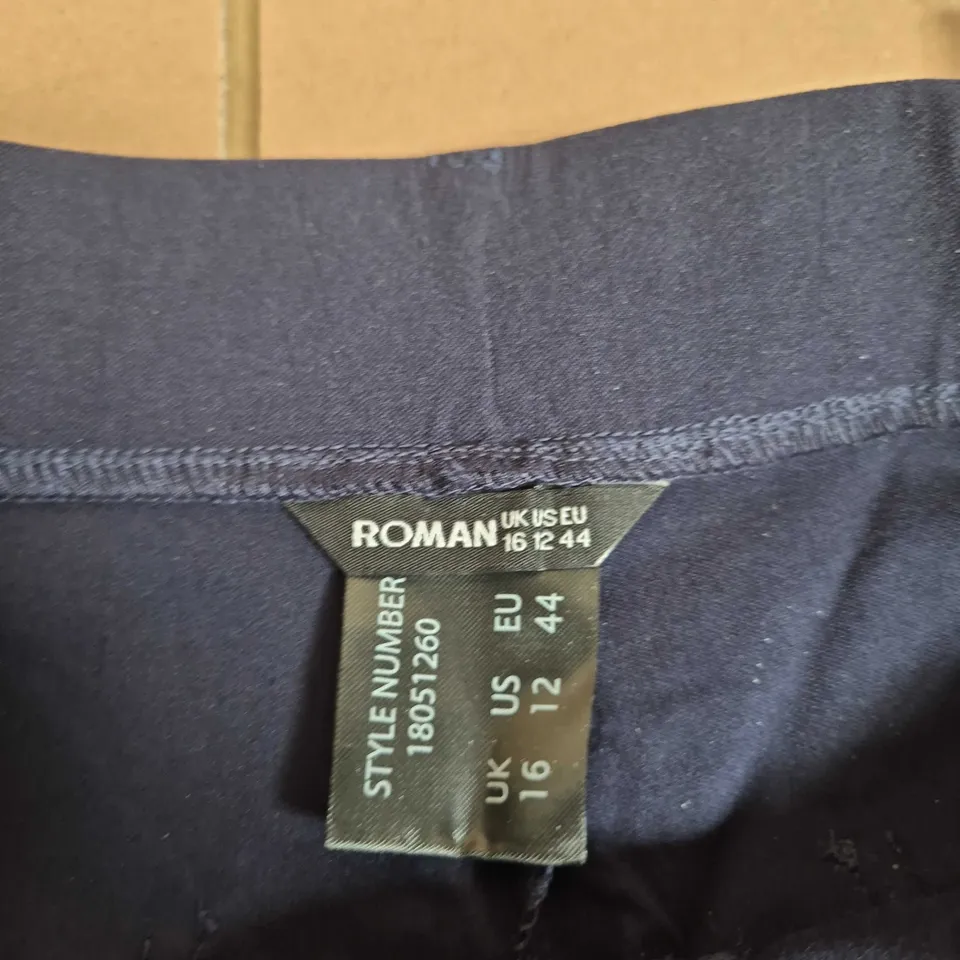 ROMAN WOMEN'S NAVY TROUSERS, UK 16 (US 12, EU 44)