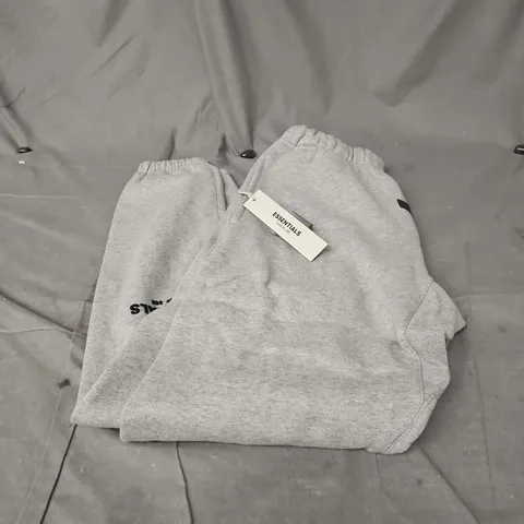 ESSENTIALS FEAR OF GOD DARK OATMEAL JOGGERS SIZE S