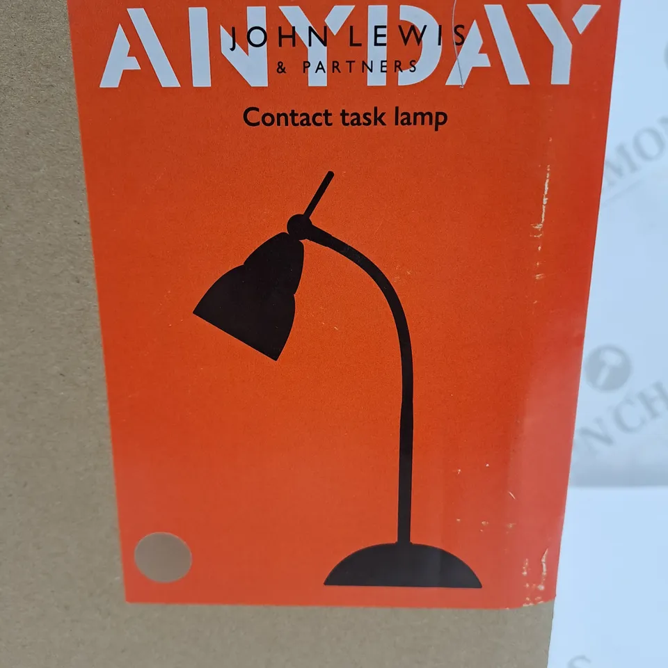 BOXED JOHN LEWIS CONTACT TASK LAMP 