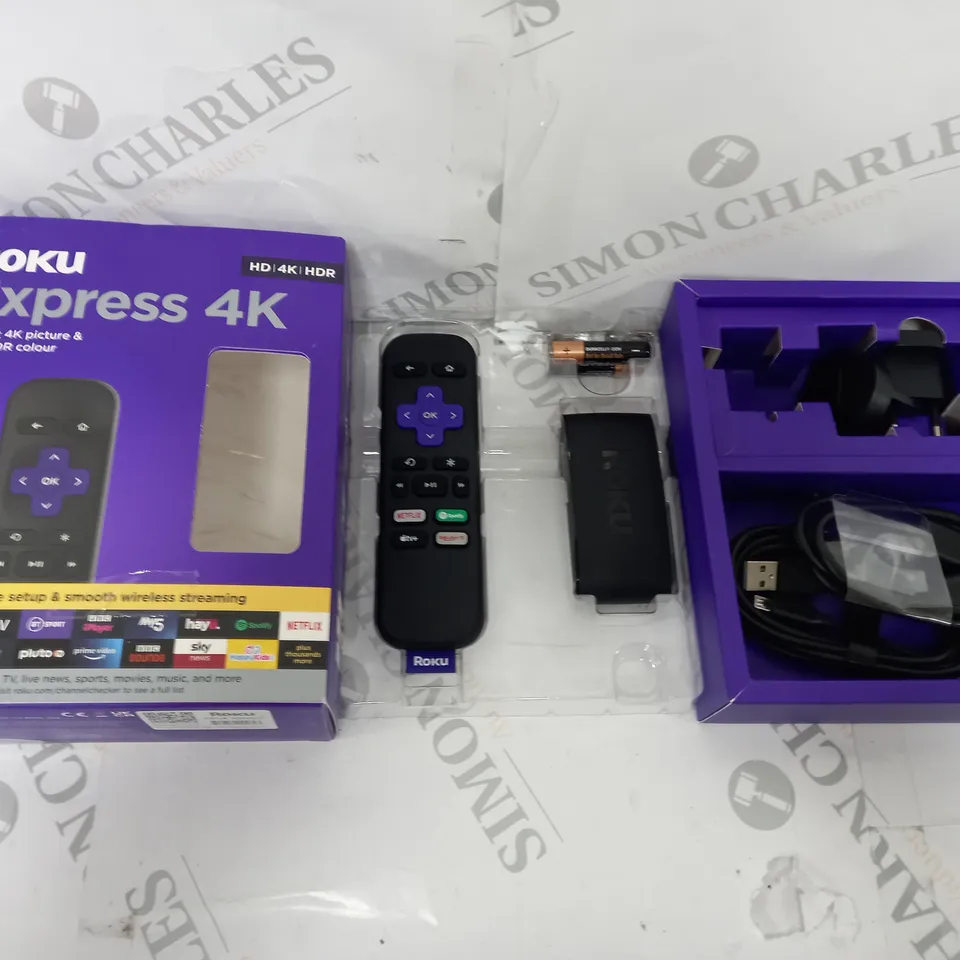 BOXED ROKU EXPRESS 4K STREAMING STICK