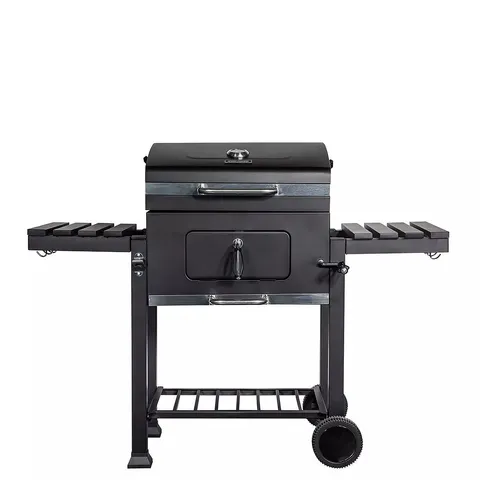 BOXED GEORGE FOREMAN GFCSBBQXL CHARCOAL BBQ SMOKER OUTDOOR BARBECUE GRILL XL SIZE (1 BOX)