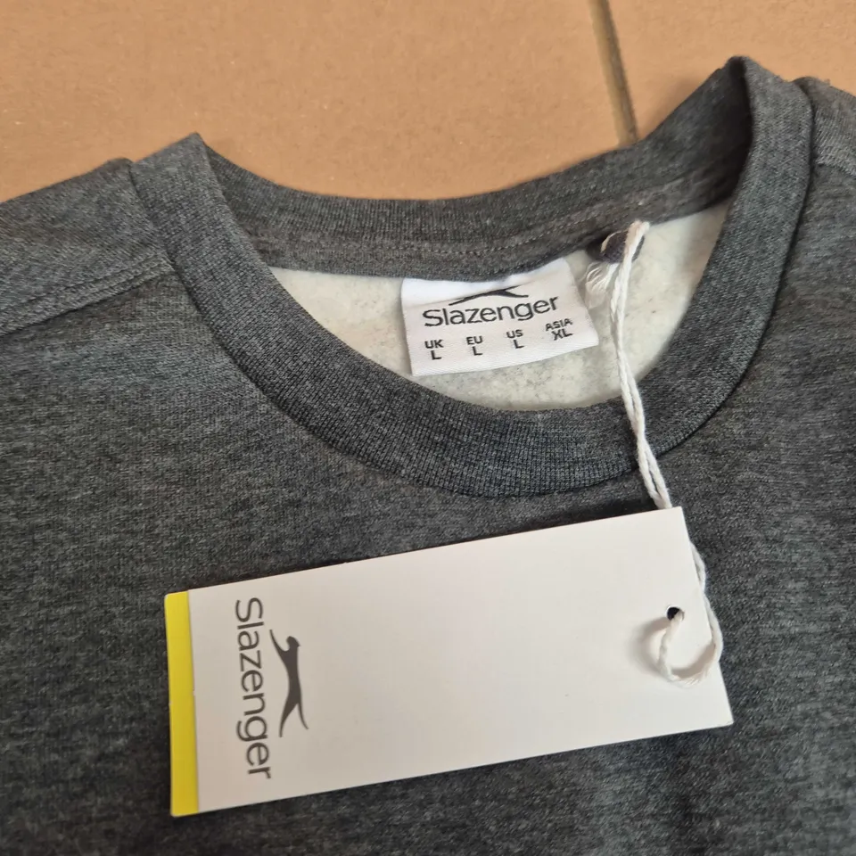 SLAZENGER GREY SWEATSHIRT – UK L (EU L, US L, ASIA XL)