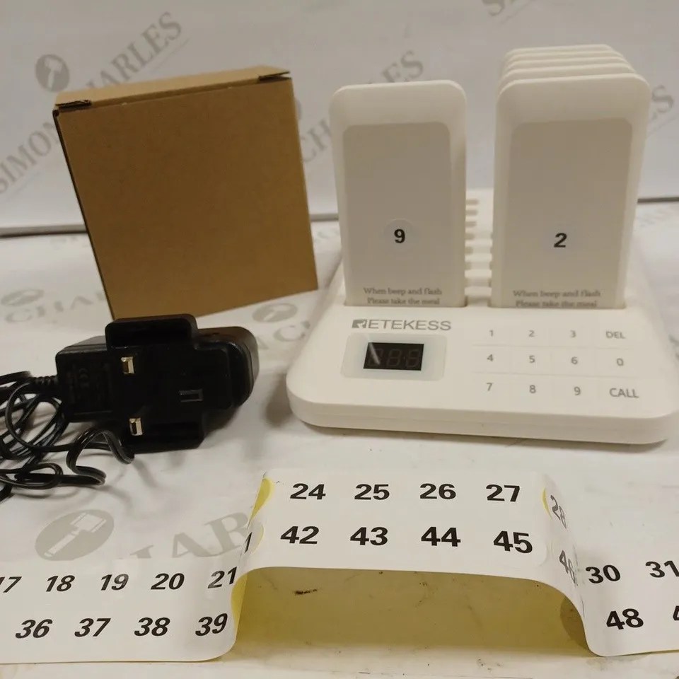 RETEKESS QUEUE WIRELESS CALLING SYSTEM TD157