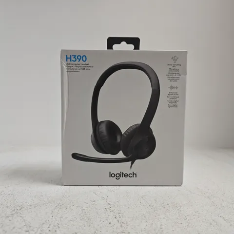 BOXED LOGITECH H390 USB HEADSET