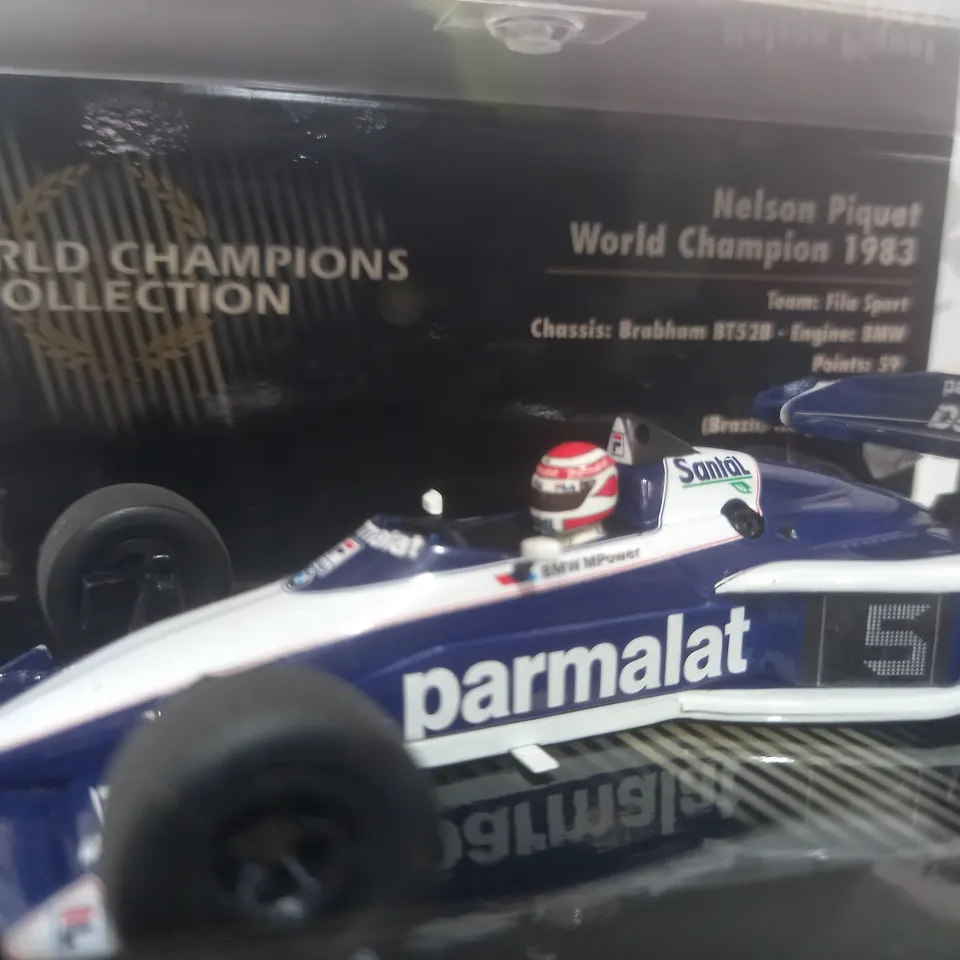 MINICHAMPS FORMULA 1 NELSON PIQUET WORLD CHAMPIONS 1983 MODEL